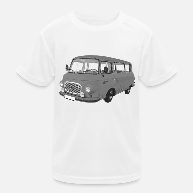 Barkas B1000 Bus DDR Chemnitz Sachsen Oldtimer Kinder Funktions-T-Shirt