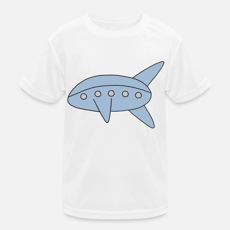 Dirigeable bleu T-shirt sport Enfant
