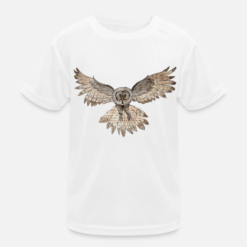 Weiser Bartkauz Kinder Funktions-T-Shirt