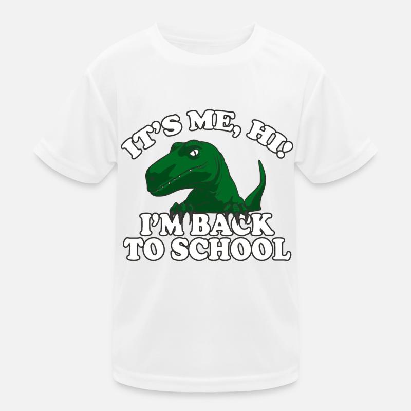 Back to school dinosaur Kids Functional T-Shirt