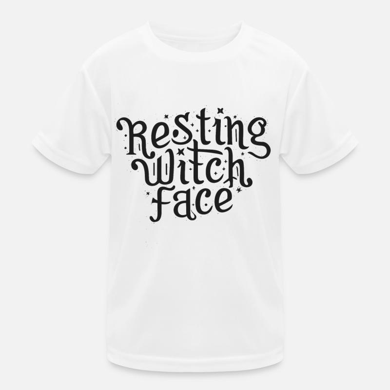 Resting Witch Face Kids Functional T-Shirt