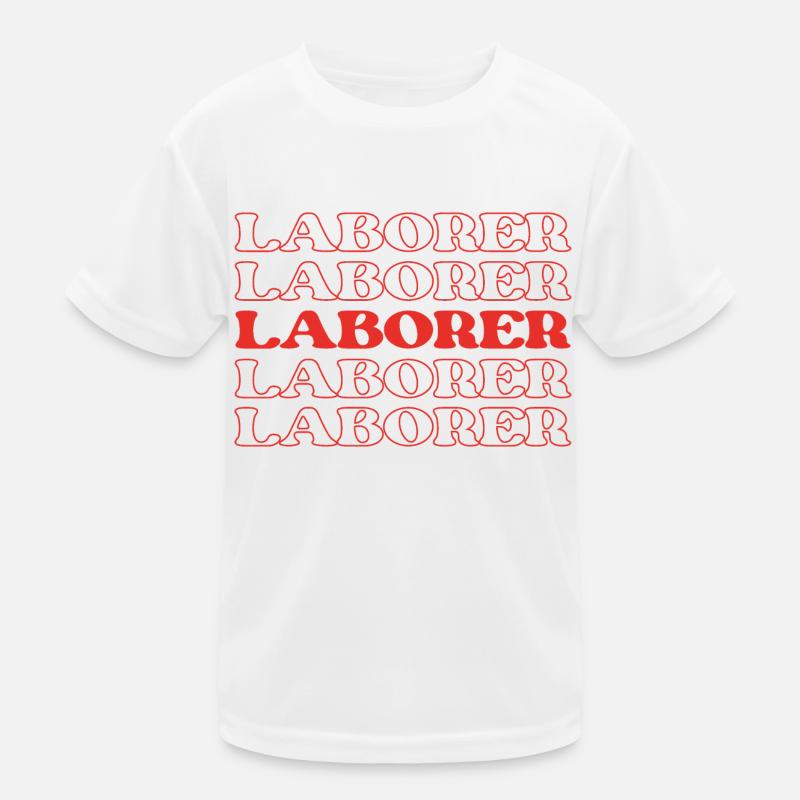 Arbeiter Arbeiter Handwerker Arbeiter Kinder Funktions-T-Shirt