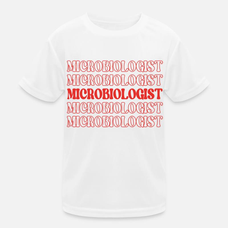 Microbiologiste Microbe Expert Microscopic Life T-shirt sport Enfant