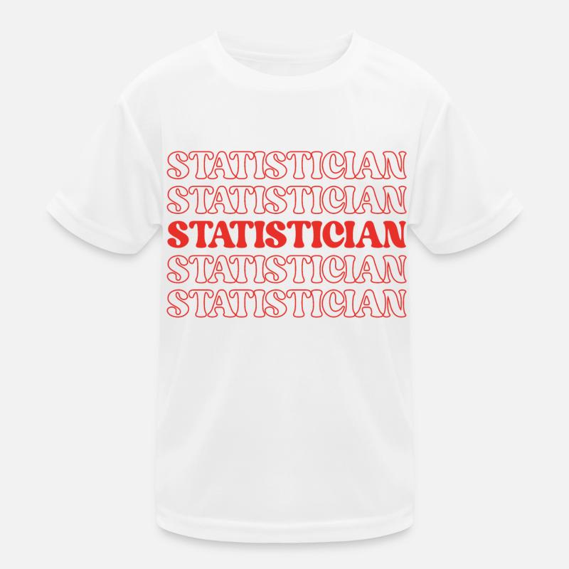 Zahlen von Statistician Stat Expert Data Analyst Kinder Funktions-T-Shirt