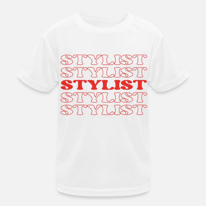 Stylist Friseur Modeexperte Mode-Guru Kinder Funktions-T-Shirt