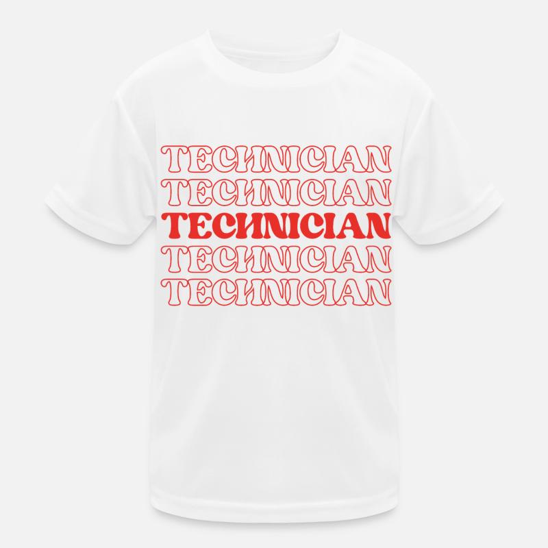 Technicien Spécialiste Expert Ouvrier qualifié T-shirt sport Enfant