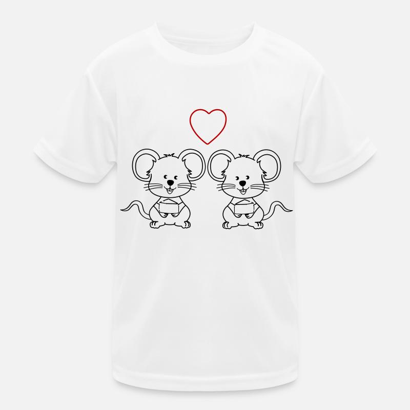 Mice in love 2 Kids Functional T-Shirt