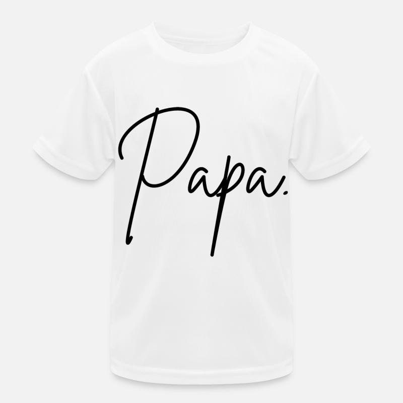 Papa Kinder Funktions-T-Shirt