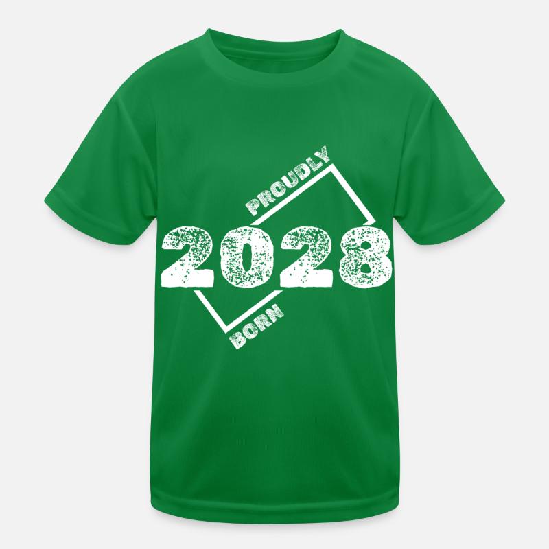 Geschenkidee 2028 Kinder Funktions-T-Shirt