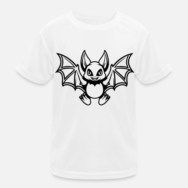 Bat Comic Kids Functional T-Shirt