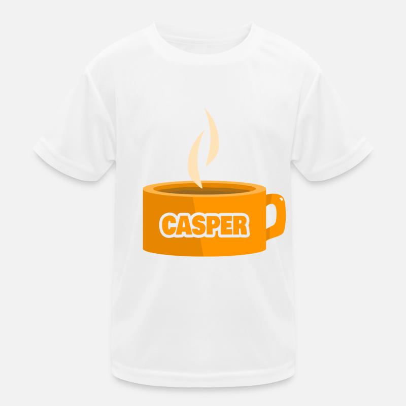 Casper as a teacup Kids Functional T-Shirt
