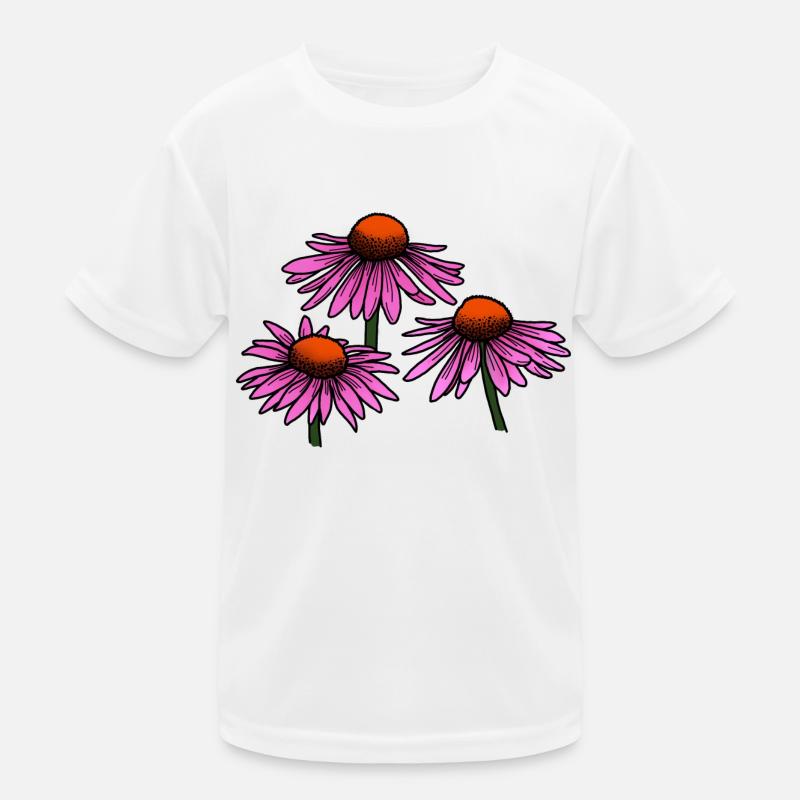 Sonnenhut - Blume Kinder Funktions-T-Shirt