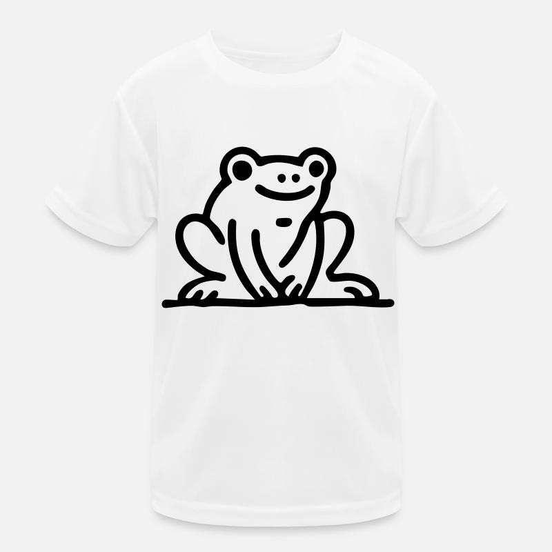 Frosch Fröschchen Kinder Funktions-T-Shirt