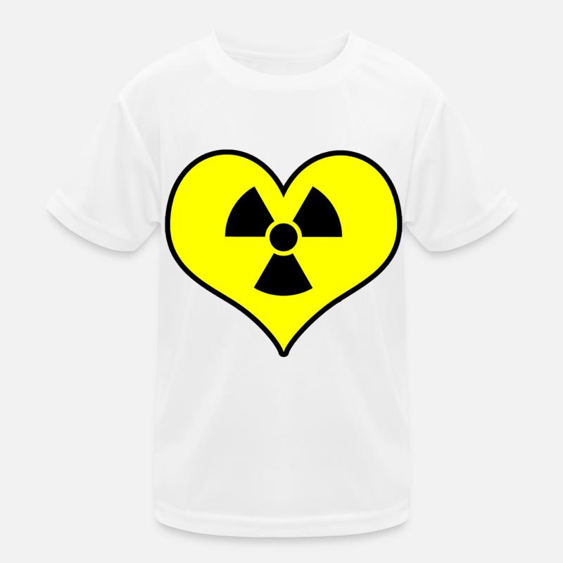 Liebe Strahlung Kinder Funktions-T-Shirt