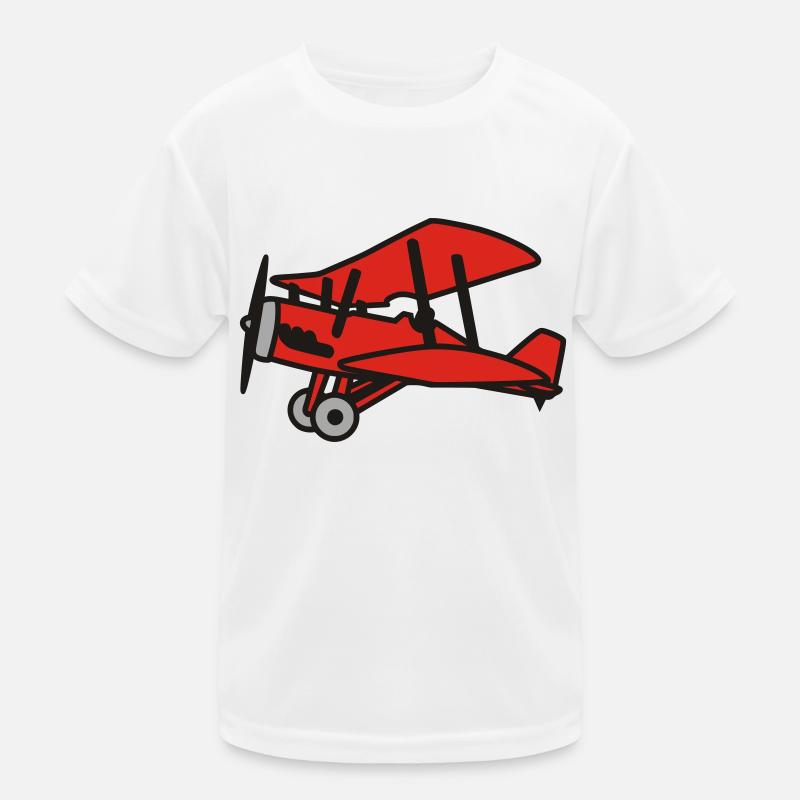 airplane / flugzeug Kinder Funktions-T-Shirt