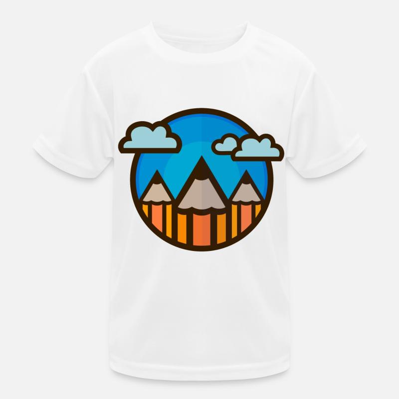Stifte Landschaft 01 Kinder Funktions-T-Shirt