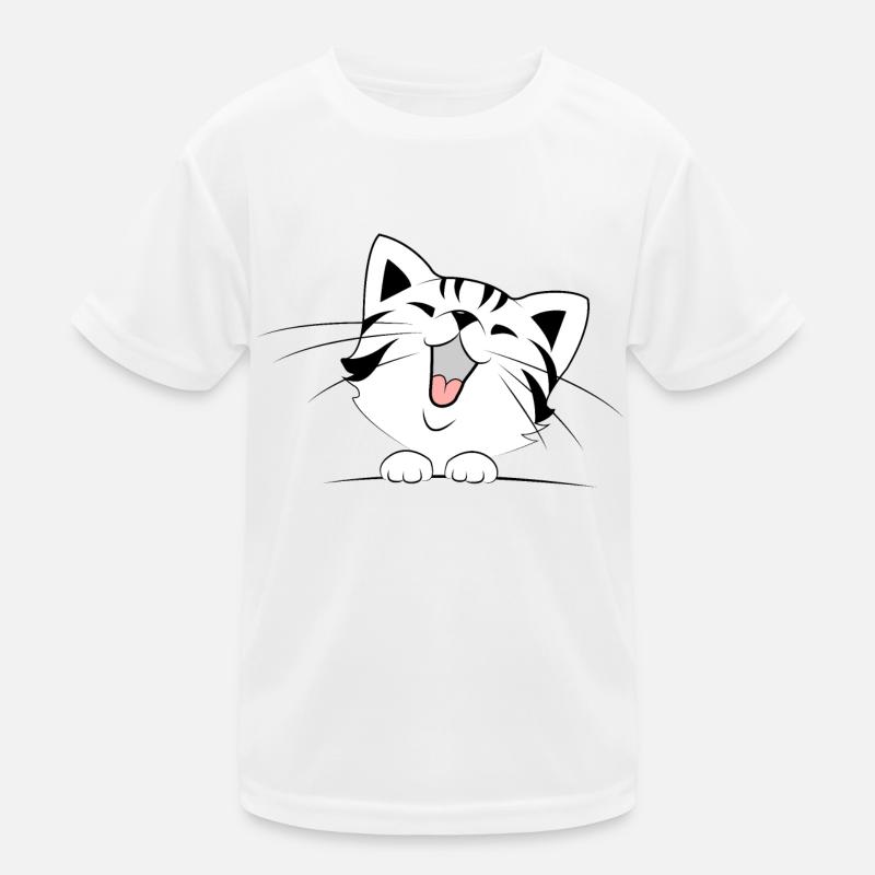 Cute cat Kids Functional T-Shirt