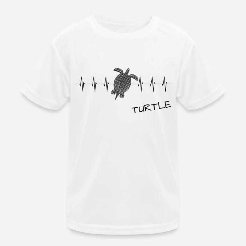 Turtle Schildkröte Kinder Funktions-T-Shirt