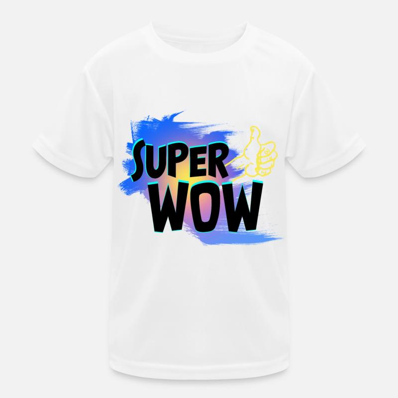 Super Wow Kinder Funktions-T-Shirt