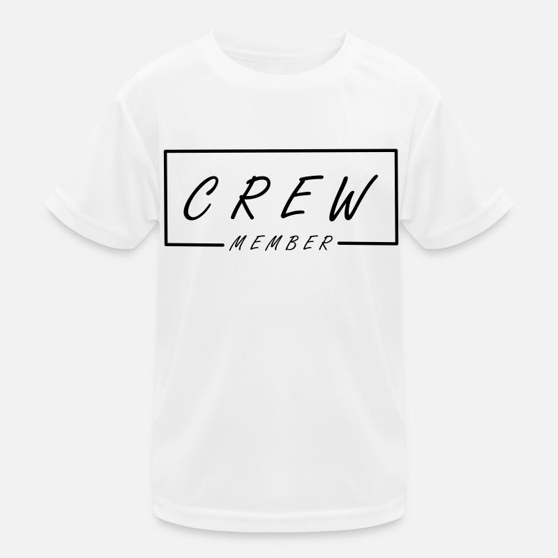 Crew Member Kinder Funktions-T-Shirt