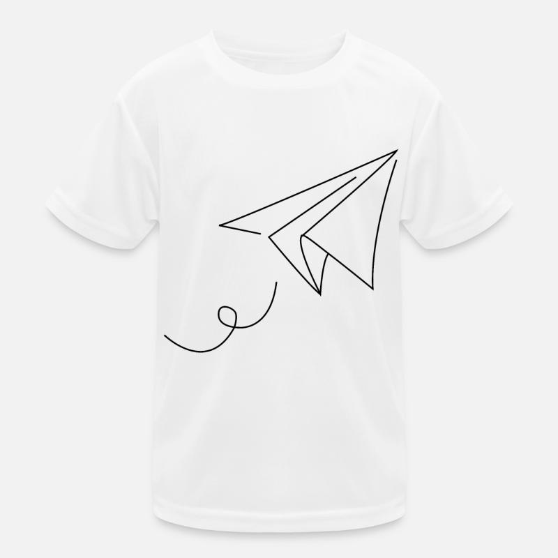 Plan de papier T-shirt sport Enfant