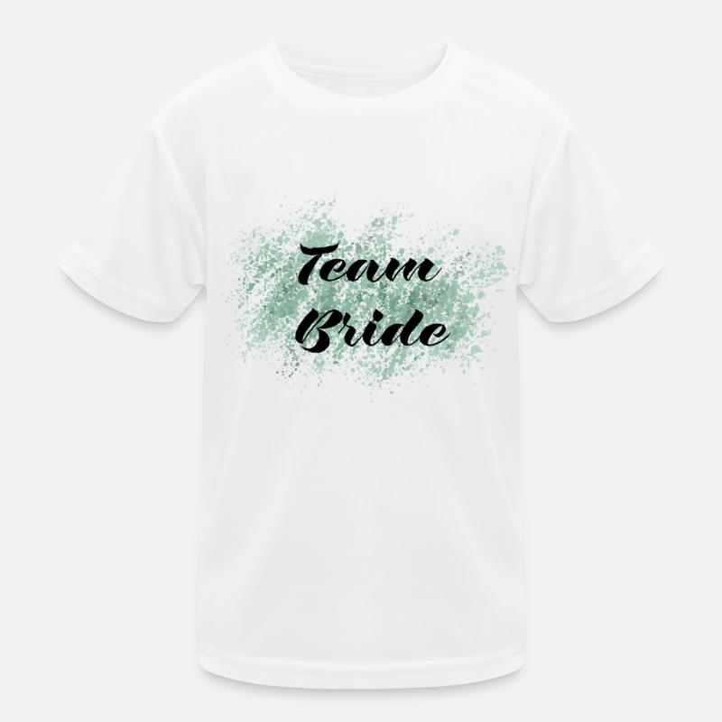 Team Bride Kinder Funktions-T-Shirt