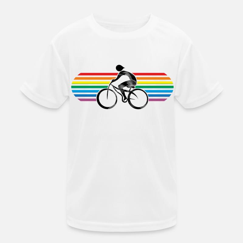 Radfahrer Kinder Funktions-T-Shirt