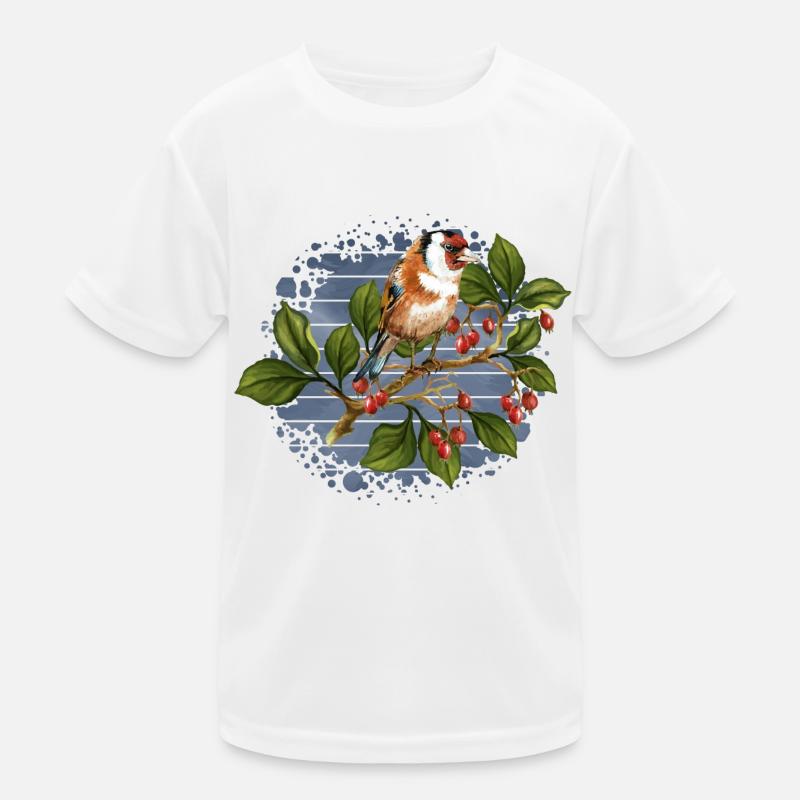 Bunter Vogel Kinder Funktions-T-Shirt