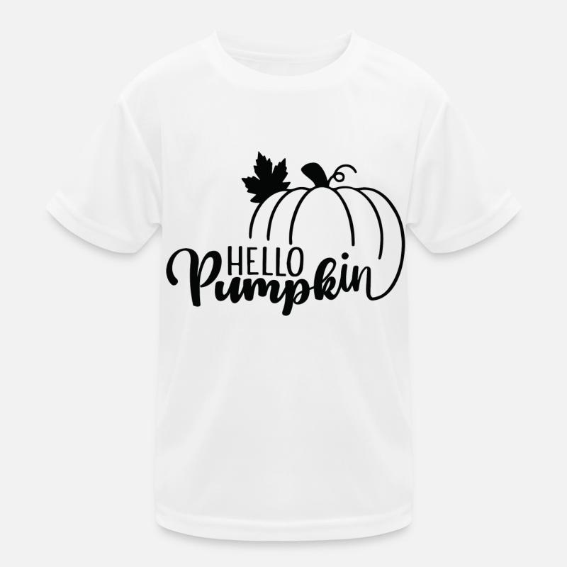 Hello Pumpkin Kids Functional T-Shirt