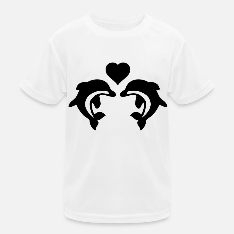dolphin love Kinder Funktions-T-Shirt