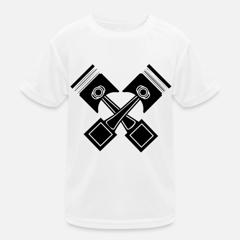 kolben Design / MOtor Design Kinder Funktions-T-Shirt
