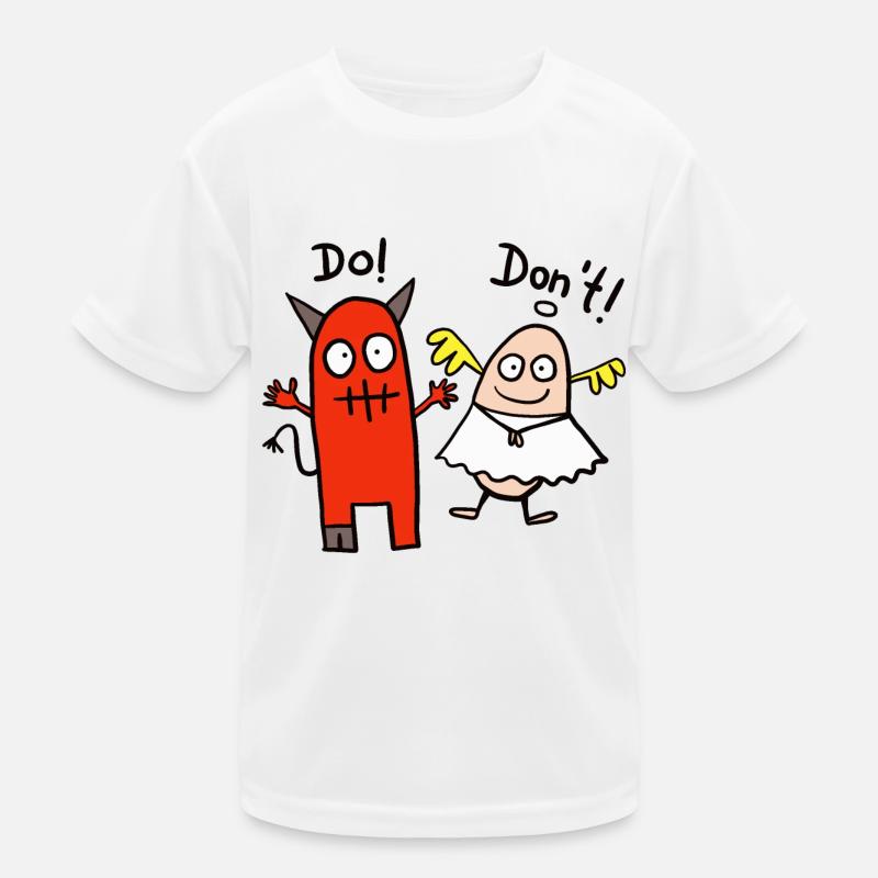 Angels and devils Kids Functional T-Shirt