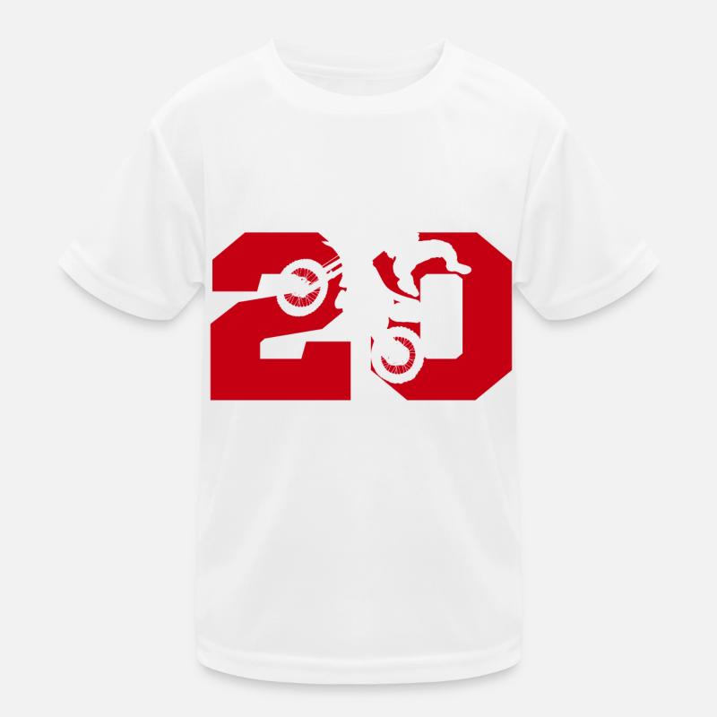 Moto 20 Biker Kinder Funktions-T-Shirt