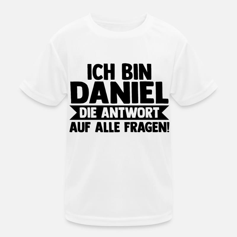 Vorname Daniel Kinder Funktions-T-Shirt