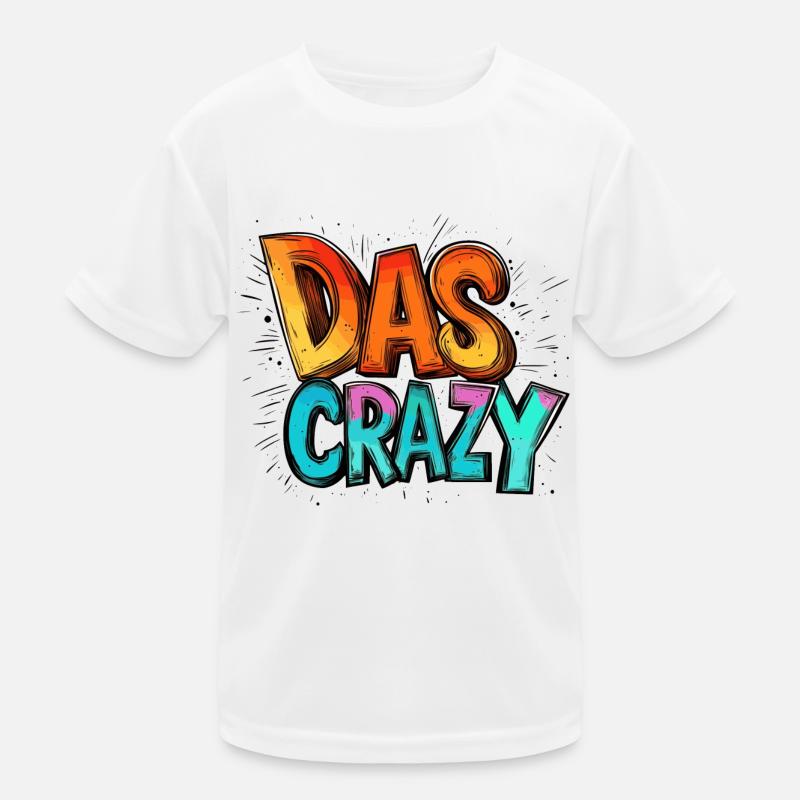 das crazy Kinder Funktions-T-Shirt