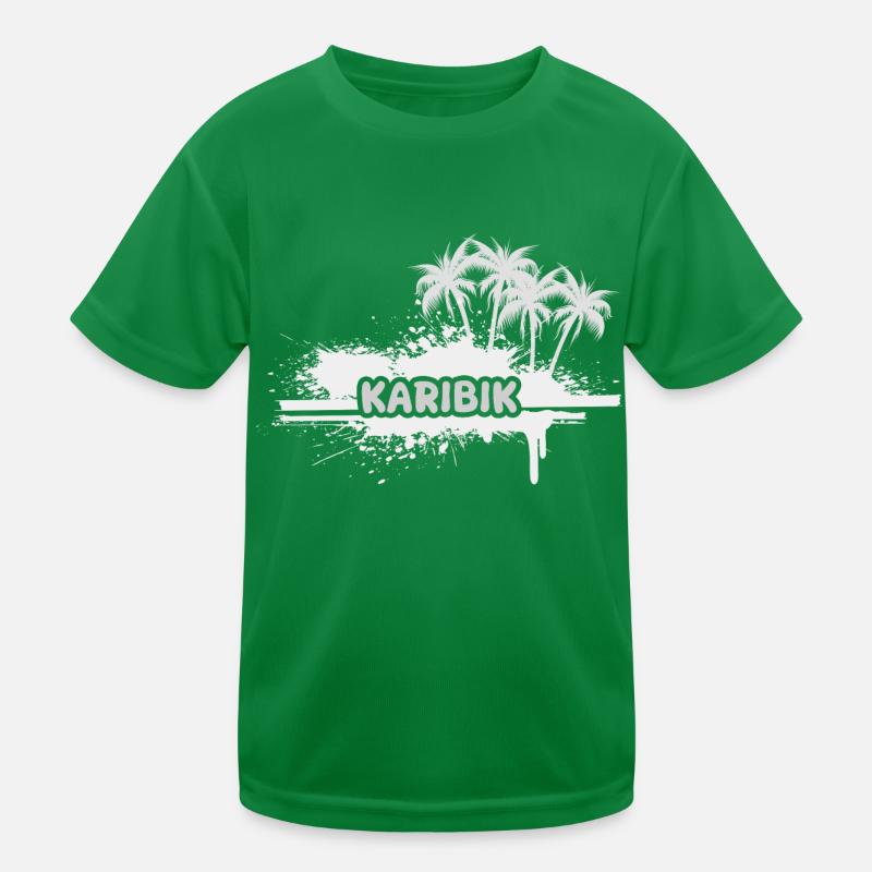 Caribbean as a holiday Kids Functional T-Shirt
