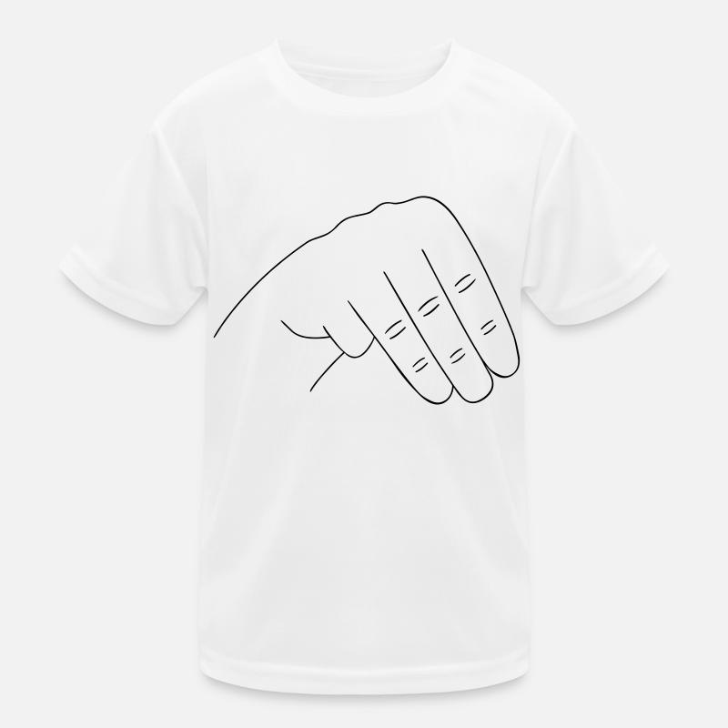 Handzeichen Kinder Funktions-T-Shirt