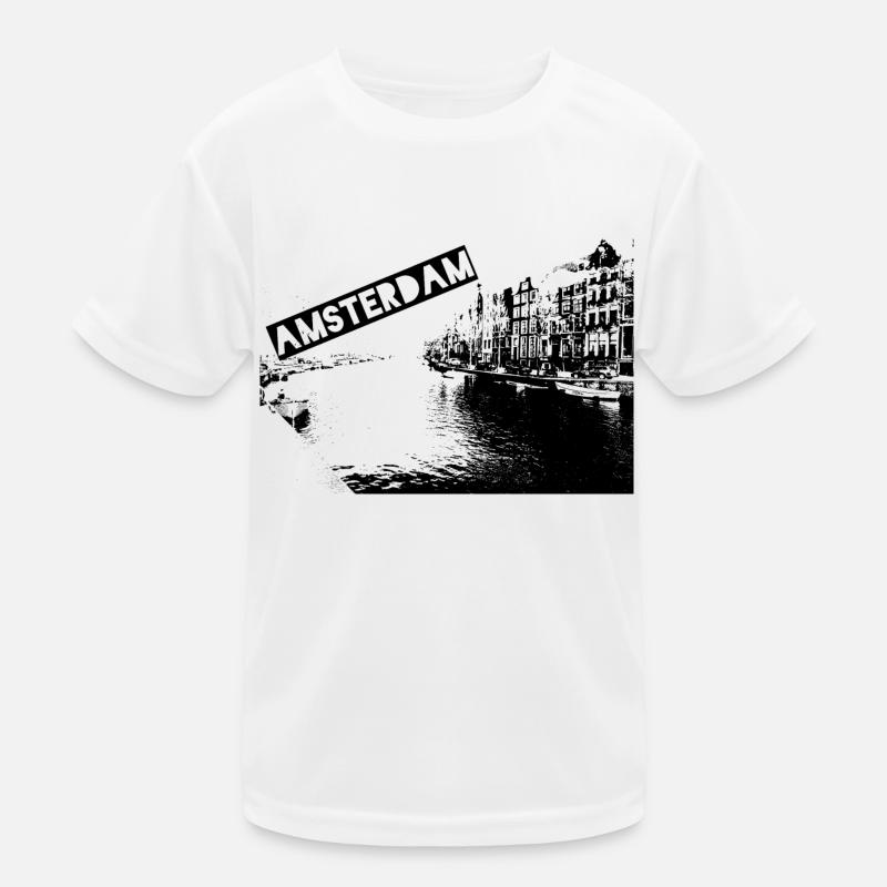 Amsterdam Kinder Funktions-T-Shirt