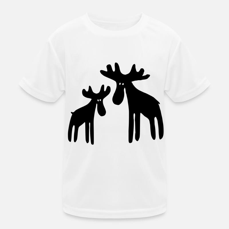 Rentier Kinder Funktions-T-Shirt