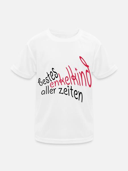 Petit-fils, petit-fils - T-shirt sport Enfant - blanc - Devant