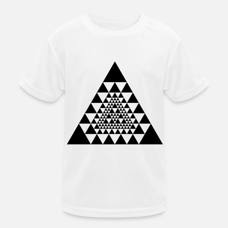 aztec inca mayan triangle design Kids Functional T-Shirt