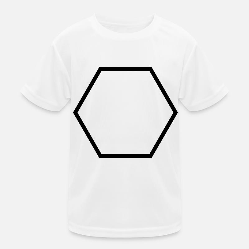 Hexagon Hexagone Sechseck Form - Custom it ! Kids Functional T-Shirt