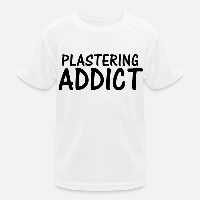 plastering addict Kids Functional T-Shirt