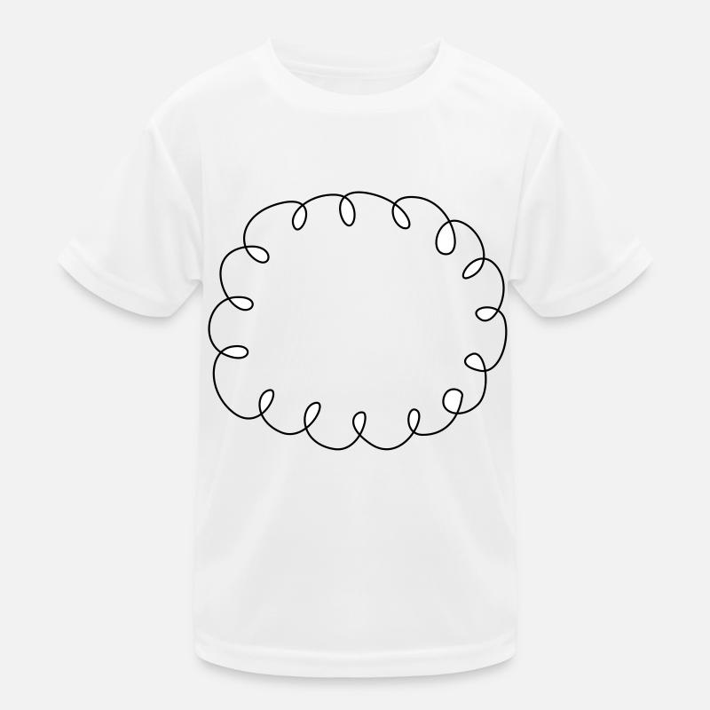 Squiggle speech bubble Kids Functional T-Shirt
