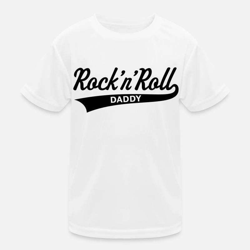 Rock 'n' Roll Daddy (Papa / Papi / Vatertag) Kinder Funktions-T-Shirt