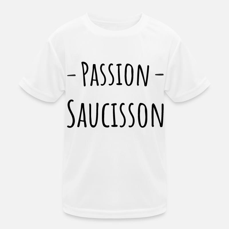 Passion saucisson, humour T-shirt sport Enfant