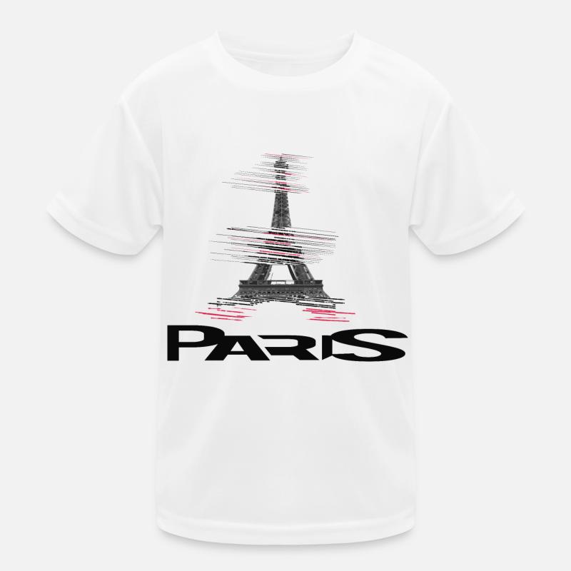 Paris Kinder Funktions-T-Shirt