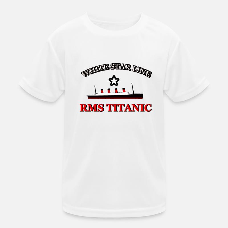 RMS TITANIC WHITE STAR LINE Kids Functional T-Shirt