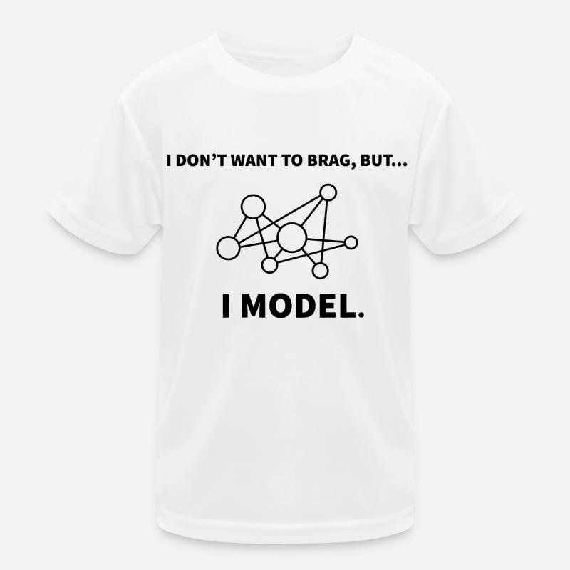 Model Data science Informatique Cadeau T-shirt sport Enfant