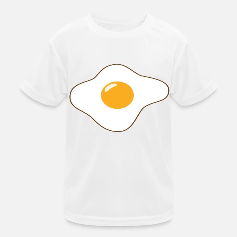 Fried egg Kids Functional T-Shirt